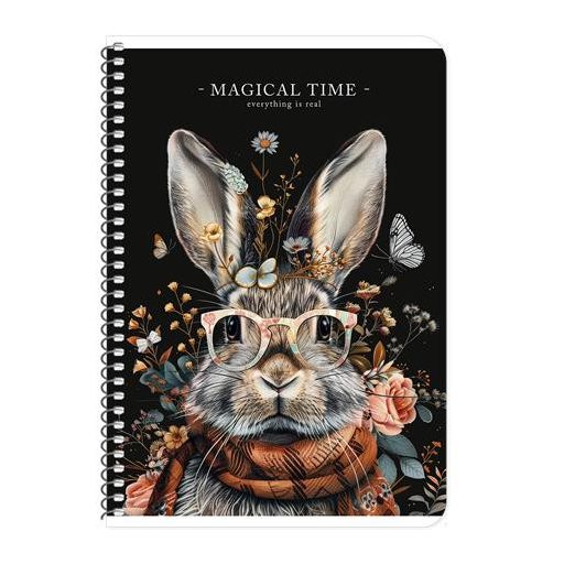 Spirálfüzet, A5, kockás, 80 lap, SHKOLYARYK, vegyes