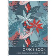   Spirálfüzet, A4+, vonalas, 80 lap, SHKOLYARYK "Forest", vegyes