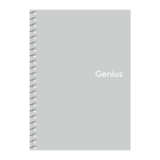 Spirálfüzet, A6, kockás, 80 lap, PP borító, SHKOLYARYK "Genius Pastel", vegyes