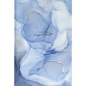   Jegyzetfüzet, B5, vonalas, 80 lap, keményfedeles, SHKOLYARYK "Imperfectly perfect", kék