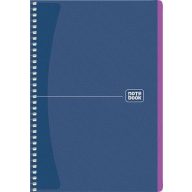   Spirálfüzet, A5, kockás, 80 lap, SHKOLYARYK "Notebook", vegyes