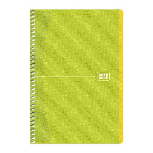 Spirálfüzet, A5, kockás, 80 lap, SHKOLYARYK "Notebook", vegyes
