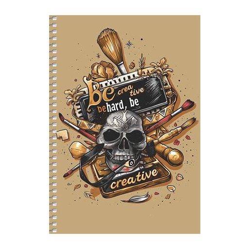 Spirálfüzet, A5, sima, 96 lap, SHKOLYARYK "Racing Competition", vegyes