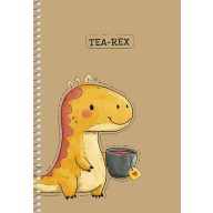   Spirálfüzet, A5, sima, 96 lap, SHKOLYARYK, állatok, vegyes