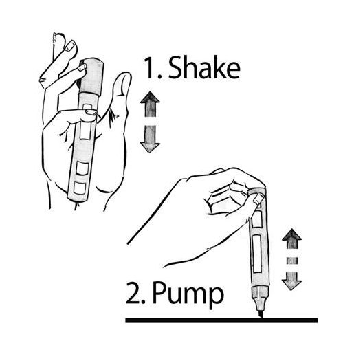 Folyékony krétamarker, kúpos hegy, 1-2 mm SIGEL, fehér