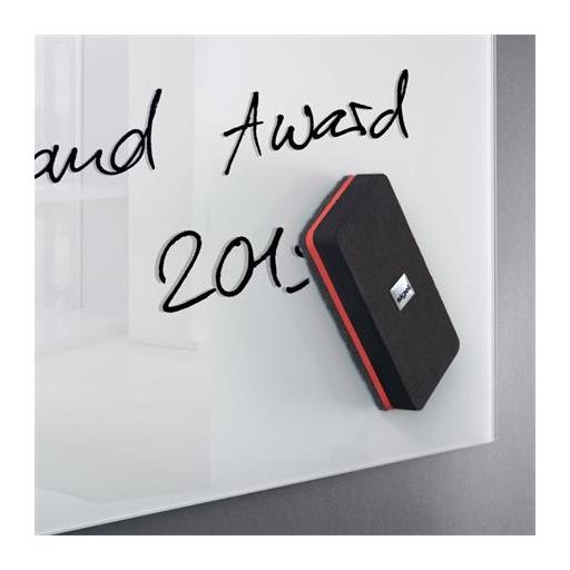 Mágneses táblatörlő üvegtáblához, 13x6x2,6 cm, SIGEL