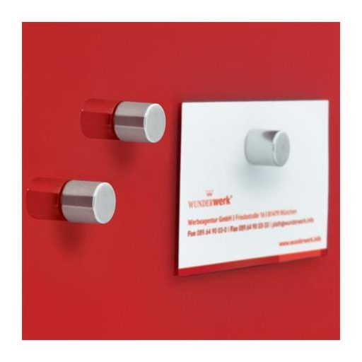 Extra erős, henger alakú mágnes, 10 db SIGEL "SuperDym", ezüst