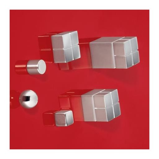 Extra erős, henger alakú mágnes, 10 db SIGEL "SuperDym", ezüst