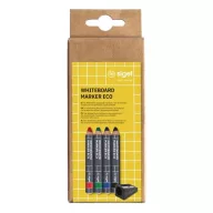  Táblamarker készlet, 1-5 mm, kúpos, SIGEL, 4 különböző szín
