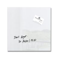   Mágneses üvegtábla, 30x30 cm, SIGEL "Artverum® ", fehér