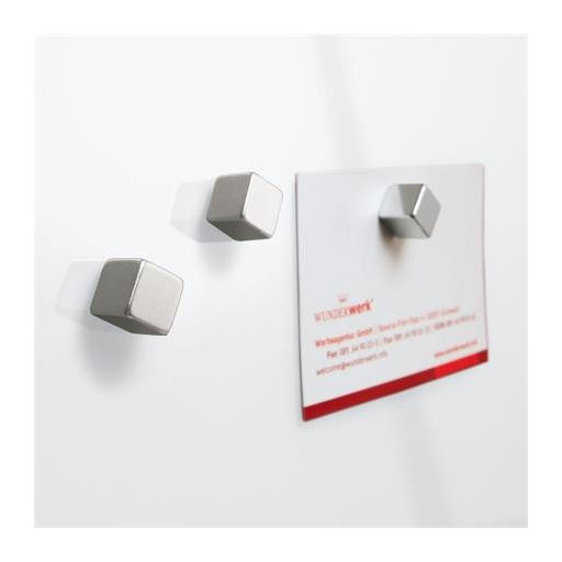 Mágneses üvegtábla, 30x30 cm, SIGEL "Artverum® ", fehér