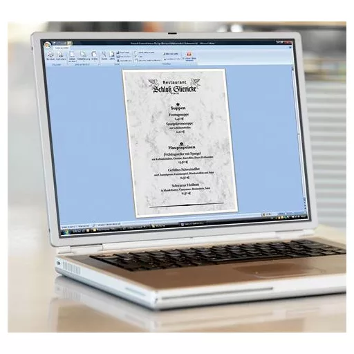 Előnyomott papír, A4, 90 g, SIGEL, szürke