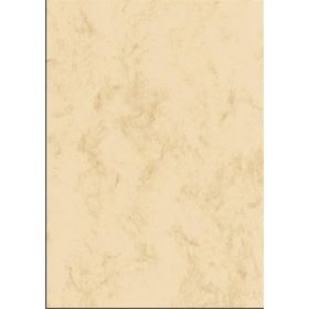   Előnyomott papír, kétoldalas, A4, 200 g, SIGEL, bézs, márványos
