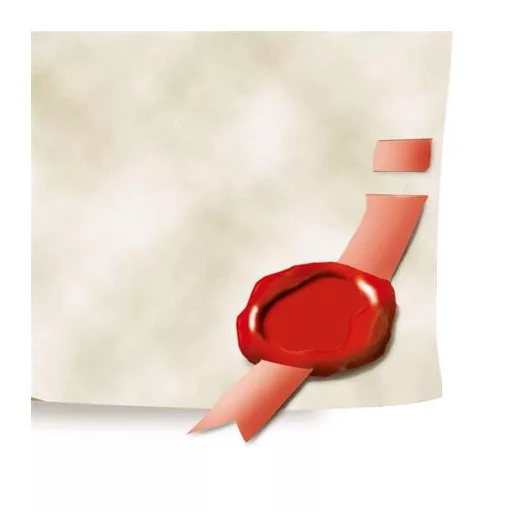 Előnyomott papír, A4, 185 g, SIGEL "Viaszpecsét"