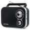 Rádió, hordozható, MUSE, "M-051R", fekete