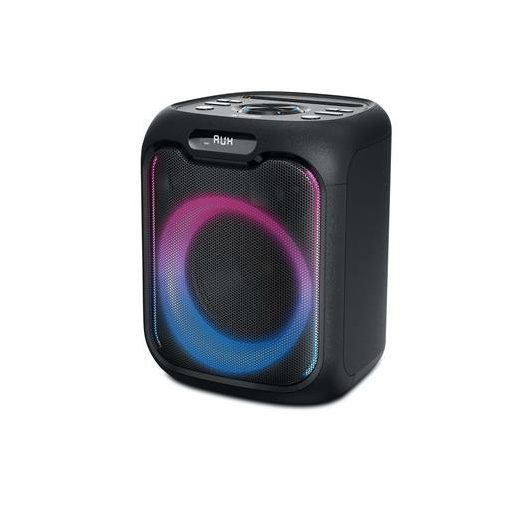 Hangszóró, Bluetooth, mikrofonnal, LED fényekkel, 150W, MUSE "M-1803DJ", fekete