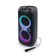   Hangszóró, Bluetooth, mikrofonnal, LED fényekkel, 600W, MUSE "M-1937DJ", fekete