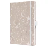   Naptár, A5, heti, 2027, kemény borító, SIGEL "Jolie", Cosmic Fantasy Beige