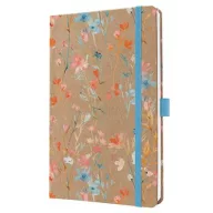   Naptár, A5, heti, 2027, kemény borító, SIGEL "Jolie", Blue Floral Serenity