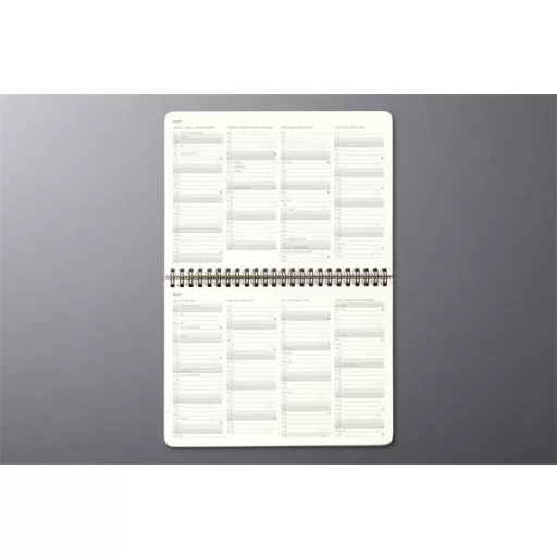 Naptár, asztali, álló, 2027, 213x220x18 mm, SIGEL "Conceptum", fekete