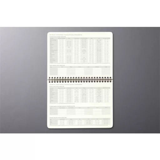 Naptár, asztali, álló, 2027, 213x220x18 mm, SIGEL "Conceptum", fekete