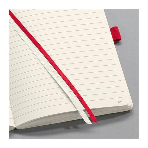 Jegyzetfüzet, exkluzív, A5, vonalas, 97 lap, puhafedeles, SIGEL "Conceptum", piros