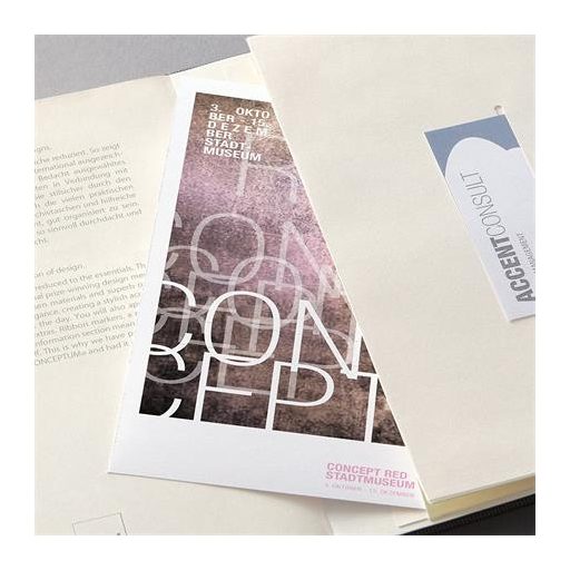 Jegyzetfüzet, exkluzív, A5, vonalas, 97 lap, puhafedeles, SIGEL "Conceptum", éjkék