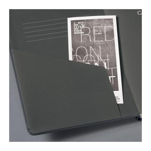 Jegyzetfüzet, exkluzív, A5, vonalas, 97 lap, keményfedeles, SIGEL "Conceptum", szürke metál