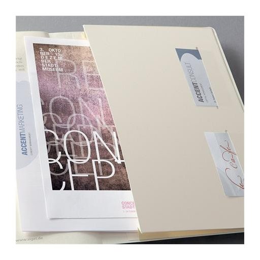 Jegyzetfüzet, exkluzív, A4, vonalas, 97 lap, keményfedeles, SIGEL "Conceptum", éjkék