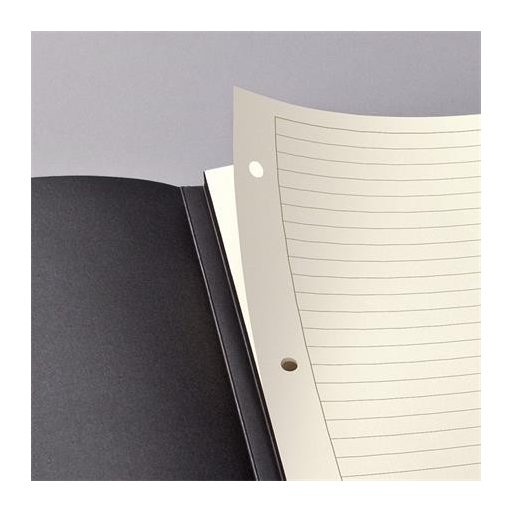 Füzet, exkluzív, A4, vonalas, 60 lap, keményfedeles, SIGEL "Conceptum", fekete