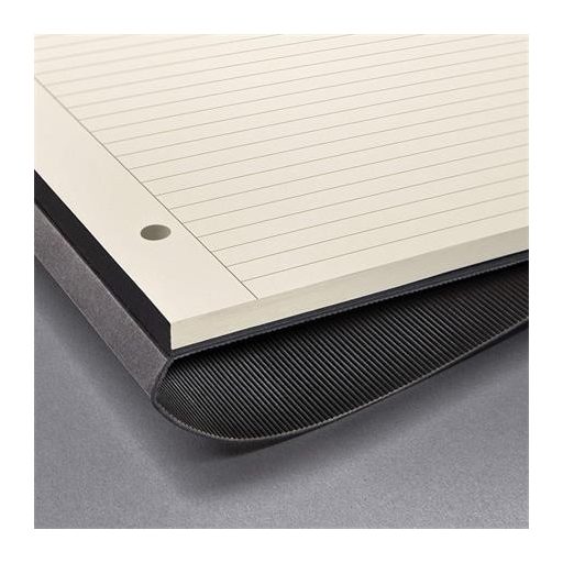 Füzet, exkluzív, A4, vonalas, 60 lap, keményfedeles, SIGEL "Conceptum", fekete