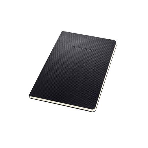 Füzet, exkluzív, A5, vonalas, 60 lap, keményfedeles, SIGEL "Conceptum", fekete