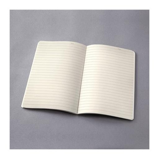 Füzet, exkluzív, A5, vonalas, 32 lap, puhafedeles, SIGEL "Conceptum", fekete