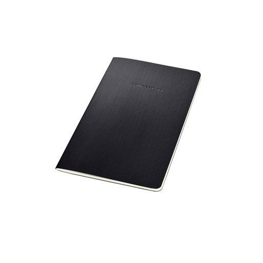 Füzet, exkluzív, A5, vonalas, 32 lap, puhafedeles, SIGEL "Conceptum", fekete