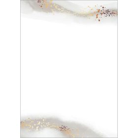   Előnyomott papír, kétoldalas, A4, 90 g, SIGEL, arany pöttyözés