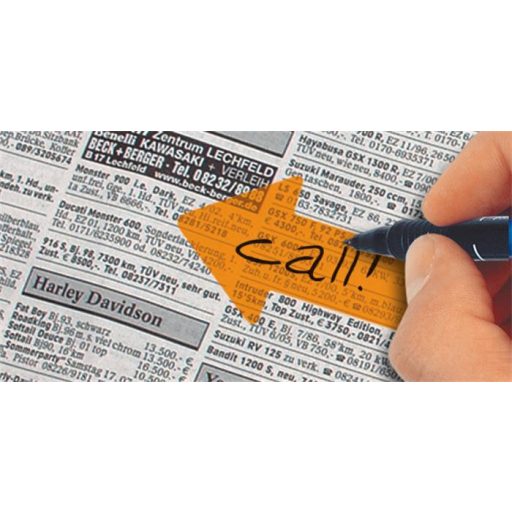 Jelölőcímke, műanyag, 5x25 lap, 25x45 mm, SIGEL "Nyilak", vegyes szín