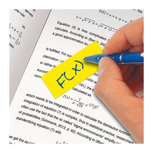 Jelölőcímke, papír, 5x40 lap, 12x50 mm, SIGEL "Neon Mini", vegyes szín