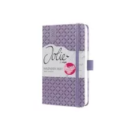   Naptár, A6, heti, 2027, kemény borító, SIGEL "Jolie",  Lavender Purple