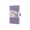 Naptár, A6, heti, 2027, kemény borító, SIGEL "Jolie",  Lavender Purple