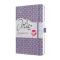 Naptár, A5, heti, 2027, kemény borító, SIGEL "Jolie",  Lavender Purple