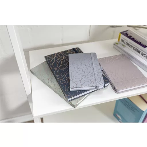 Naptár, A6, heti, 2027, kemény borító, SIGEL "Jolie",  Twilight Grey
