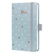   Naptár, A6, heti, 2026, kemény borító, SIGEL "Jolie", Grey love