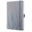 Jegyzetfüzet, exkluzív, 135x203 mm, vonalas, 87 lap, keményfedeles, SIGEL "Jolie", Grey Meringue