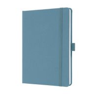   Jegyzetfüzet, exkluzív, A5, vonalas, 96 lap, keményfedeles, SIGEL "Jolie", porkék