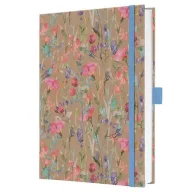   Jegyzetfüzet, exkluzív, A5, vonalas, 96 lap, keményfedeles, SIGEL "Jolie", Pure Wildflowers