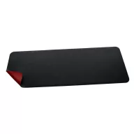   Könyökalátét, 800x300 mm, kétoldalas, SIGEL, fekete-piros