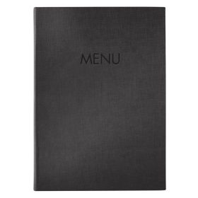 Étlaptartó, A4, keményfedeles, SIGEL, antracit