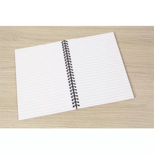 Spirálfüzet, A5, vonalas, 80 lap, puhafedeles, SIGEL "Quicknote", sárga-szürke
