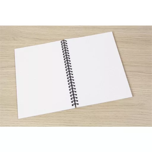 Spirálfüzet, A5, pontrácsos, 80 lap, puhafedeles, SIGEL "Quicknote", korall-szürke