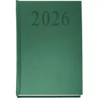 Naptár, tervező, A5, napi, 2027, zöld